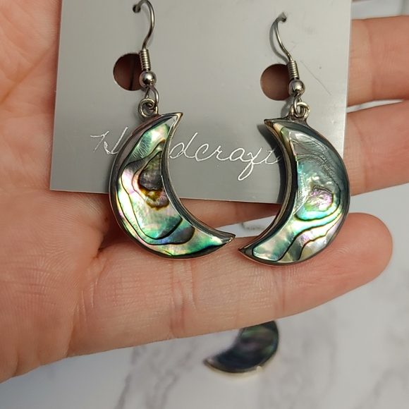 Moon Abalone Necklace Set - Picture 2 of 4